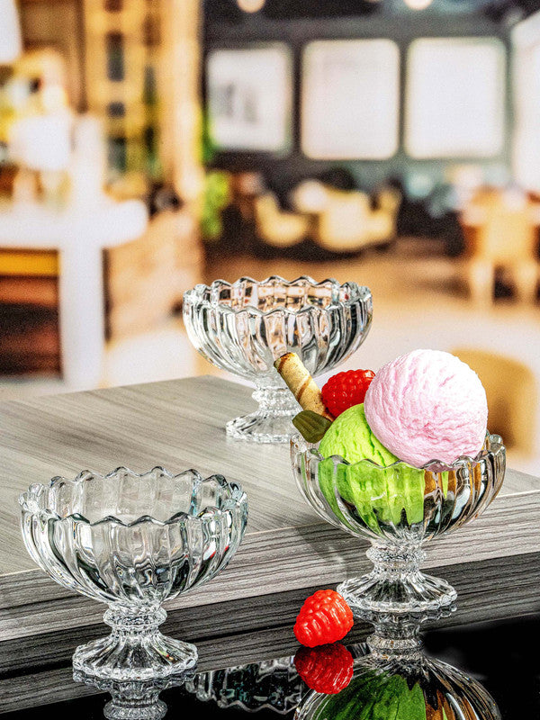 Clear Glass Arora Dessert Bowl set of 6pcs RX-2509 – GOOD HOMES