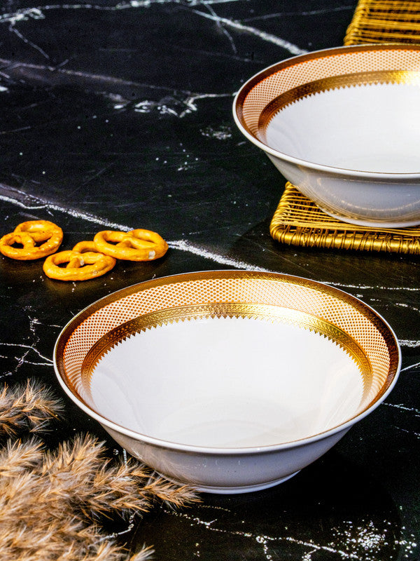 Porcelain Serving Bowl Set of 2pcs