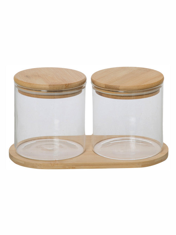 IKEA 365+ Jar with lid, glass/bamboo, 57 oz - IKEA