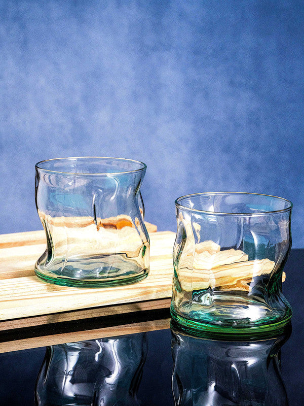 Pasabahce Amorf Whisky Color Glass (Set of 4pcs)