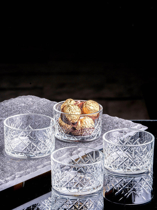 Lot De 4 Bols à Dessert En Cristal Pasabahce Elysia - 235 Ml Chacun, Empilables - Verre De Qualité Sans Plomb - Pour Glace, Pudding, Décoration Lot De 4 Bols à Dessert En Cristal Pasabahce Elysia - 235 Ml Chacun, Empilables - Verre De Qualité Sans Plomb - Pour Glace, Pudding, Décoration