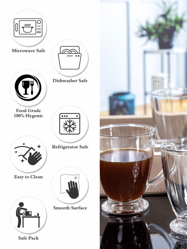 Roxx Glass Antalya Coffee Mug (Set of 6pcs)