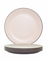 Servewell Double Toned Round Dinner Plate (Set of 6pcs) 26.5 Cm - Green Black