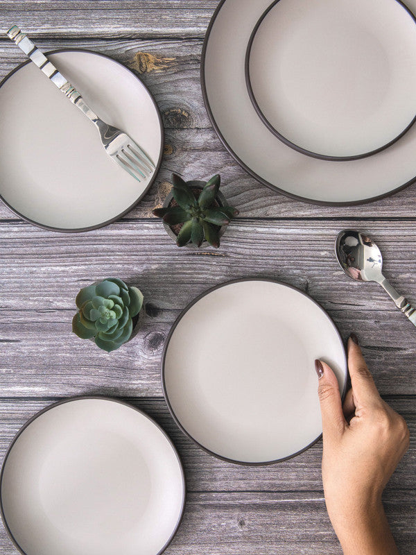 Dinner Plates Small Melamine Snack Bowls Servewell Double Toned