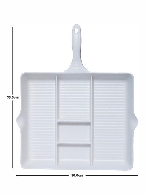 Servewell 5 Part skillet Matte Platter Set - White