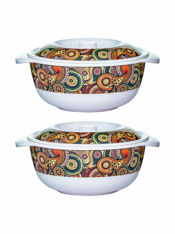 Servewell Serving Casserole with Lid Set 2 + 2 pc Dora 19 cm - Tribal Paisley