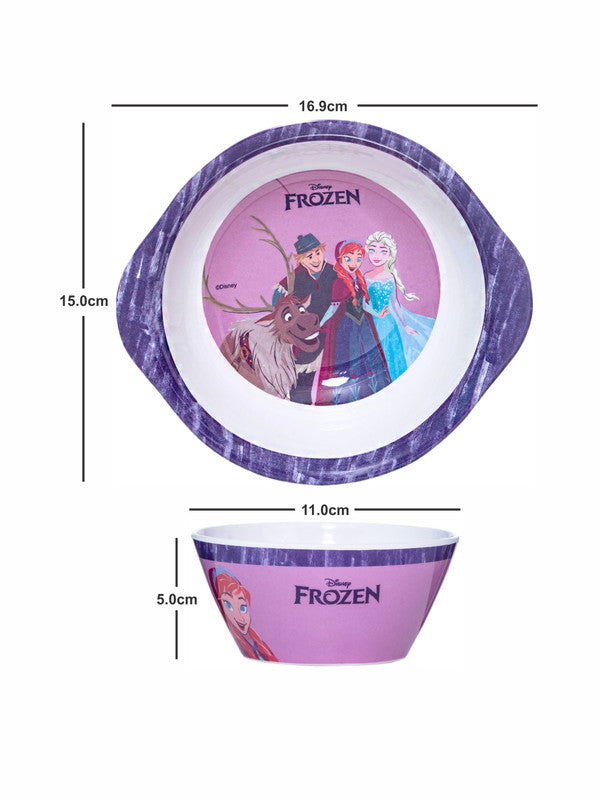 1 pc Bowl With Handle and 1 pc Cone Bowl Set 2 pc - Frozen