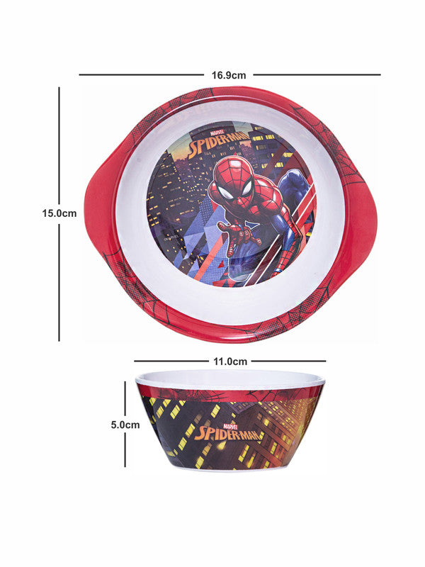 1 pc Bowl With Handle and 1 pc Cone Bowl Set 2 pc - Spiderman