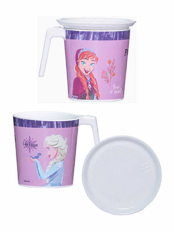 2 pc Laura Mug Large and 2 pc Luna Coaster White Set 4 pc - Frozen