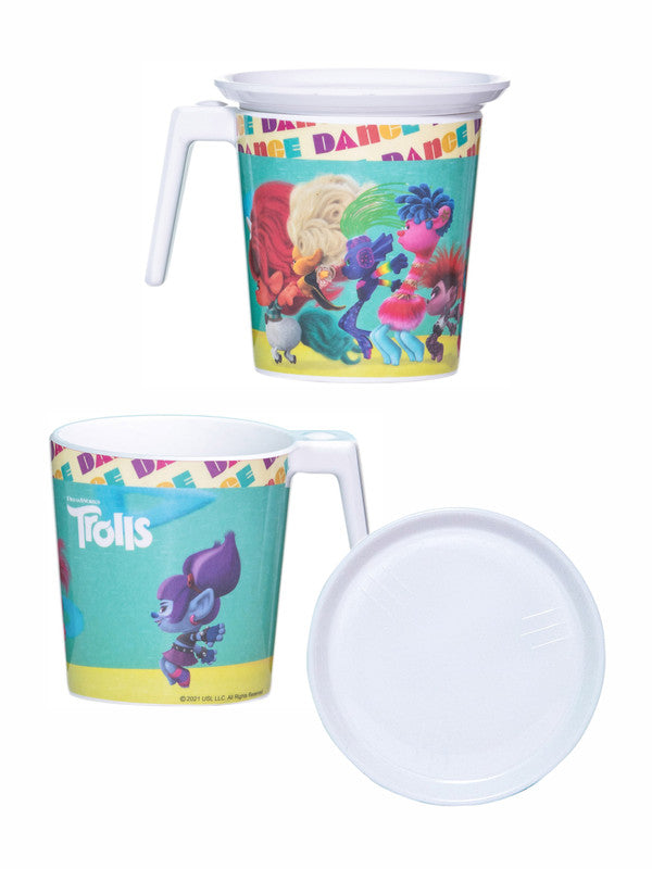 1 pc Laura Mug Large and 1 pc Luna Coaster White Set 2 pc - Trolls