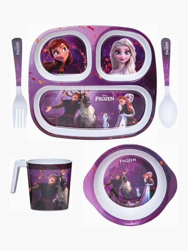 Melamine Plate Disney Frozen Dinner Set Tableware Frozen Plastic