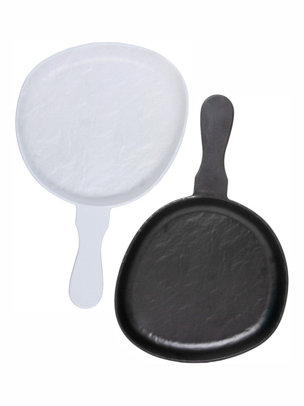 Servewell Serving Dish Matte With Handle set 2 pc - Black & White 750ml