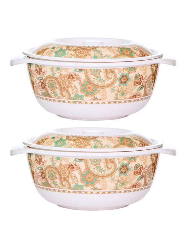 Servewell Serving Casserole with Lid Set 2 + 2 pc Rnd 19 cm - Badami