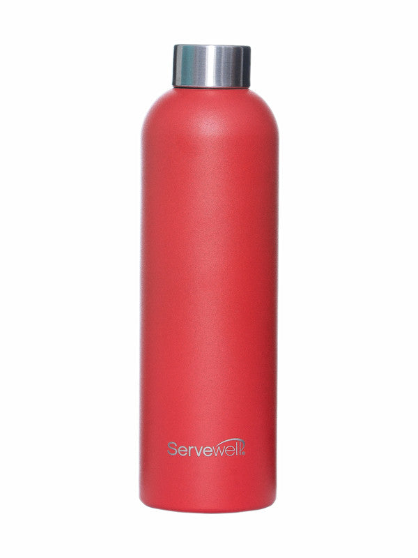 Servewell 1 pc Osaka - SS Single Wall Bottle 900 ml - Fuji Red