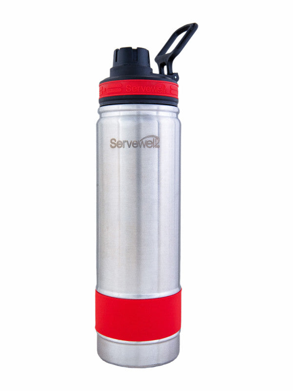 Servewell 1 pc Thunder - SS Vacuum Bottle 725 ml - Fuji Red