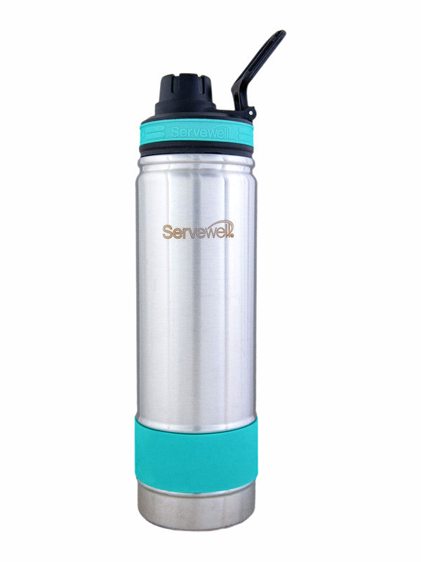 Servewell 1 pc Thunder - SS Vacuum Bottle 725 ml - Sea Green