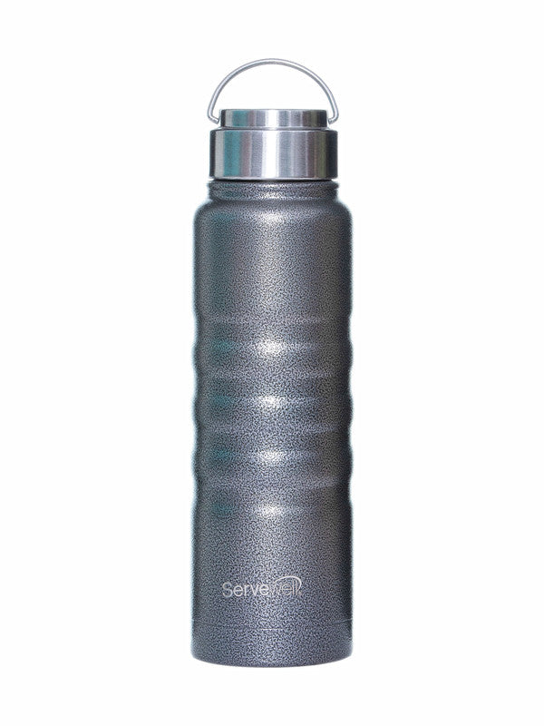 Servewell 1 pc Twister - SS Vacuum Bottle 725 ml - Stone Black