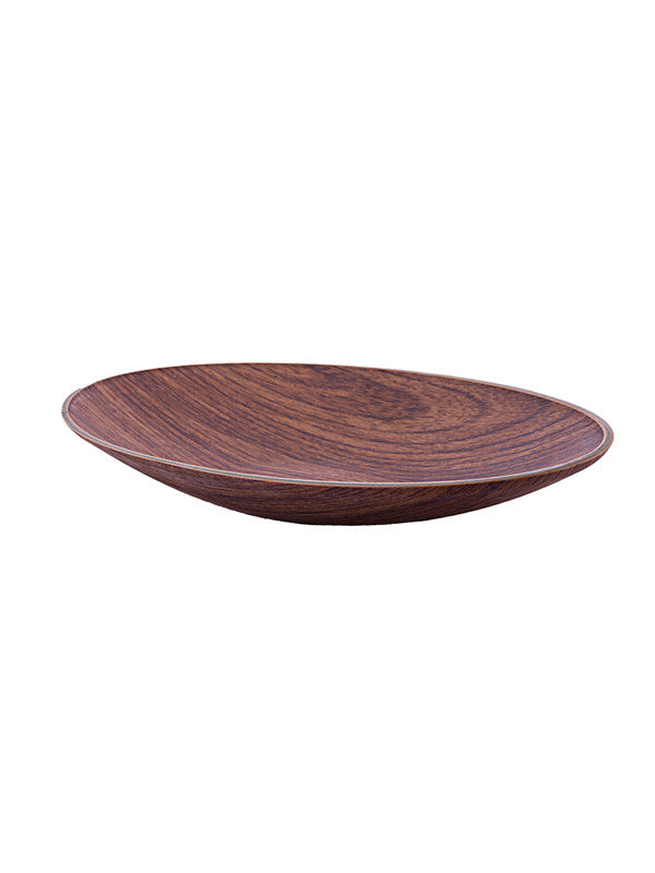 Wooden finish Multi Purpose Serving Dish Set of 2pcs SS-10207-2