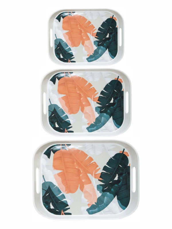 Stehlen Melamine Decorative Era Serving Tray (Set of 3 Pcs.)