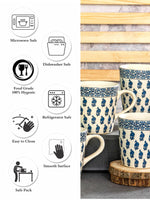 Goodhomes Stoneware Coffee Mug (Set Of 4Pcs)