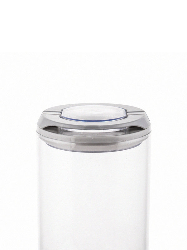 Flip Lock-tight borosilicate Glass Storage Jar Set (Set of 2pcs)