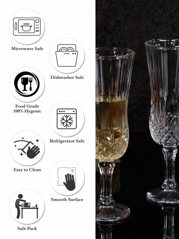 Goodhomes Champagne Glass (Set of 6 Pcs.)