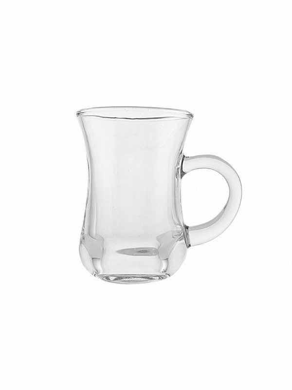 Glass Tea & Coffee Mug (Set of 6pcs)