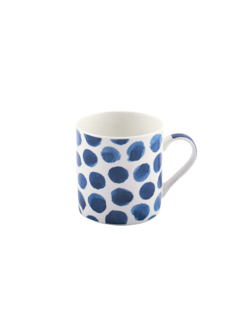 Goodhomes Bone China Tea Cups/Coffee Mugs With Indigo Print (Set Of 6 Mugs)