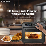 FRANKE AIRFRYER OVEN DIGITAL OVEN FAO 20L BK 15DF