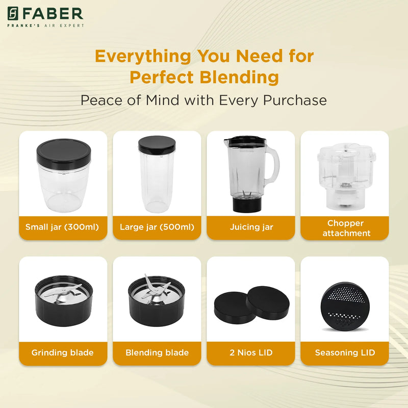 FRANKE SPORTZ BLENDER FSB ARIA 4 IN 1 CHOPPER