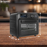 FRANKE AIRFRYER OVEN DIGITAL OVEN FAO 20L BK 15DF