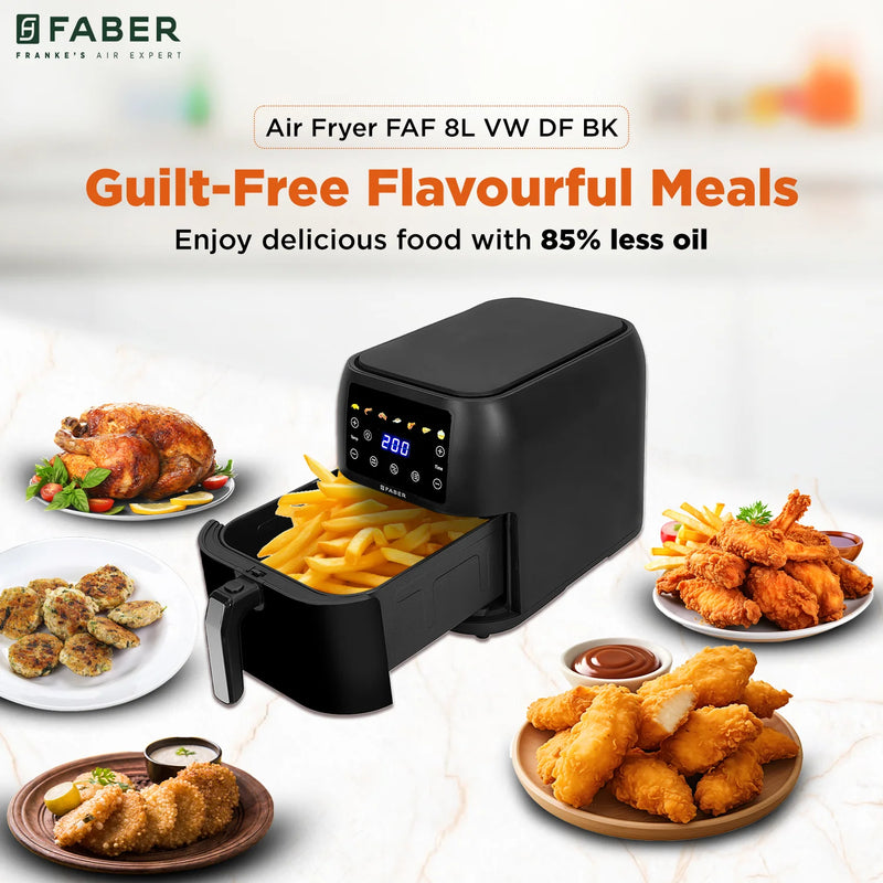 FRANKE AIR FRYER 8L DIGITAL SCREEN (FAF 8L VW DF BK)