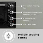 FRANKE ELECTRIC OVEN TOSTER GRILLER FOTG BK 60L