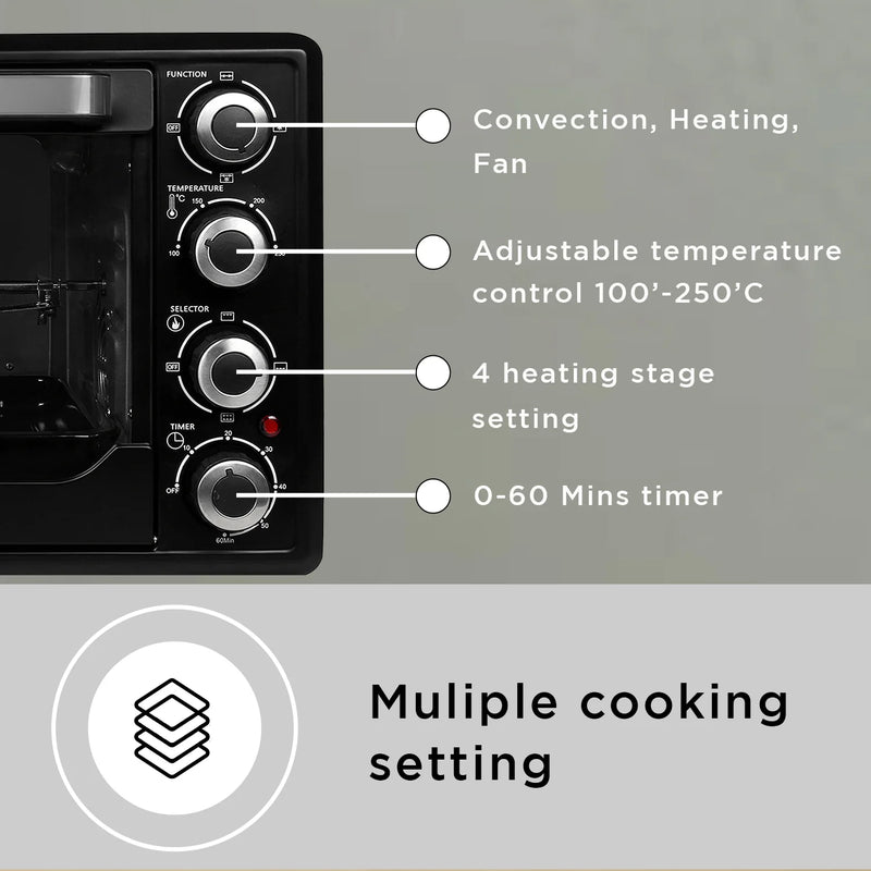 FRANKE ELECTRIC OVEN TOSTER GRILLER FOTG BK 60L