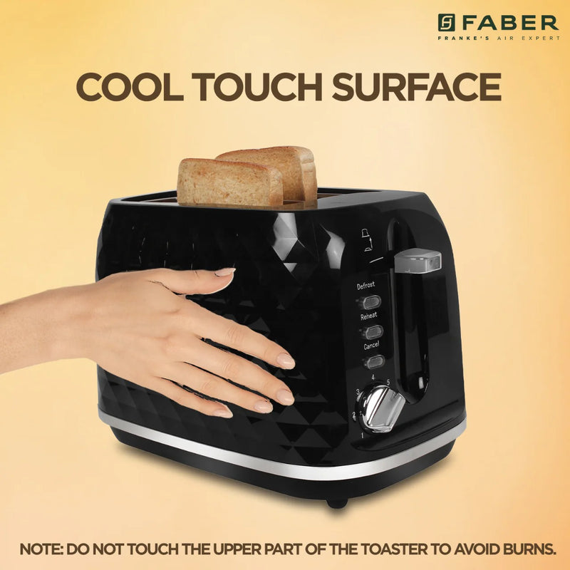 FRANKE ELECTRIC POP UP TOASTER FT 950W DLX BK