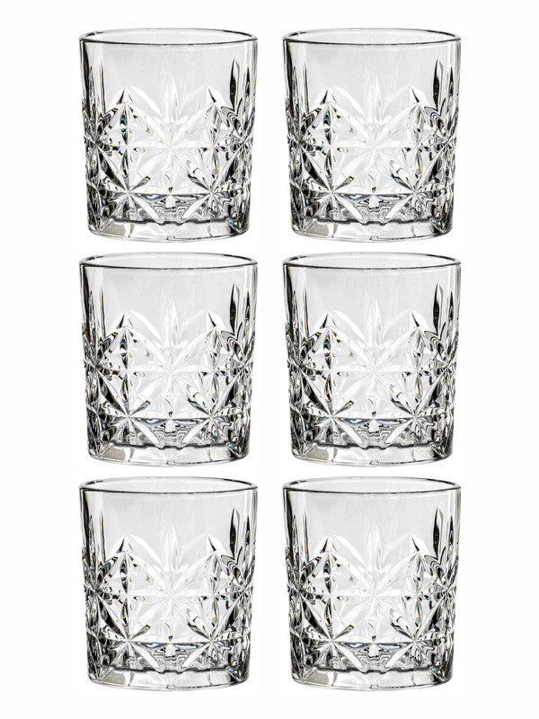 Clear Glass Tumbler Set of 6pcs