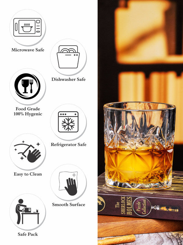 Clear Glass Tumbler Set of 6pcs