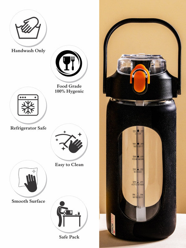 Glass Bottle with Sipper