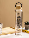 Glass Bottle with Wooden Lid