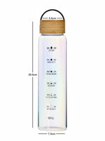 Glass Bottle with Wooden Lid
