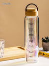 Glass Bottle with Wooden Lid