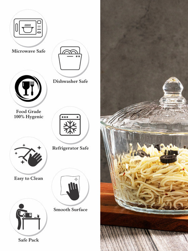 Glass Casserole with Lid