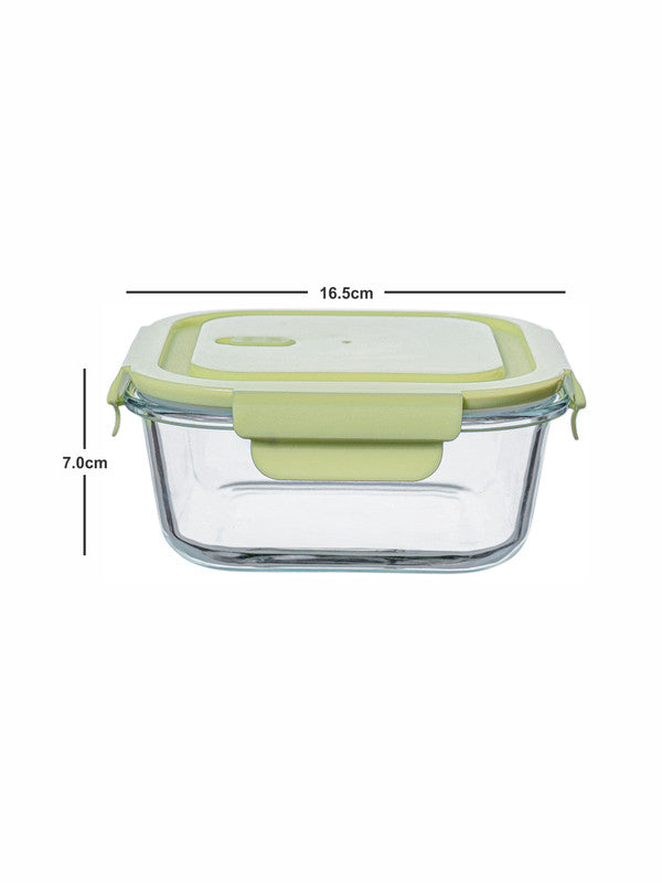 Glass Airtight Square storage container Set of 2pcs