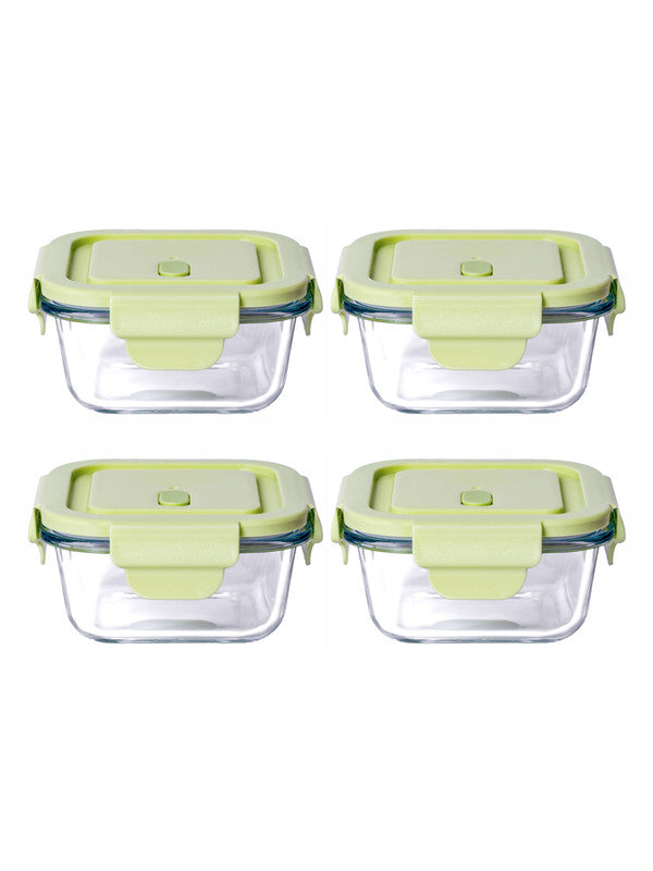 Glass 4 pcs Airtight Storage Container set