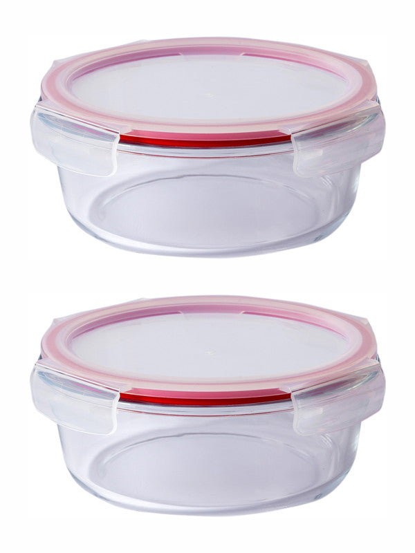 Glass 2 pcs Airtight Storage Container set