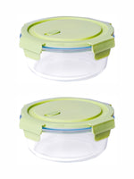 Glass 2 pcs Airtight Storage Container set