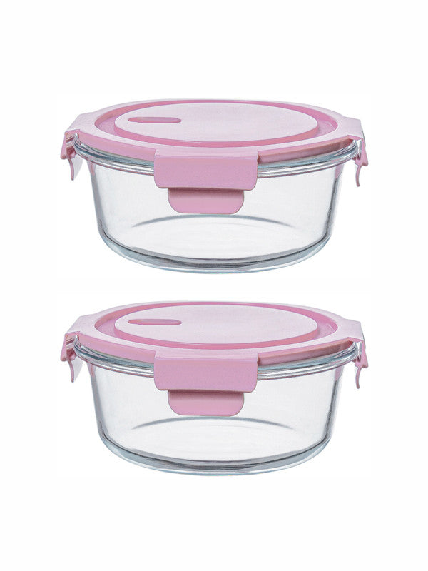 Glass Airtight storage container Set of 2pcs