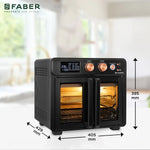 FRANKE ELECTRIC AIR FRYER OVEN FAO 25L 15F BK
