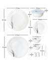 Opal Glass 37pcs Dinner Set