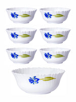 Opal Glass 7pcs Pudding Bowl Set